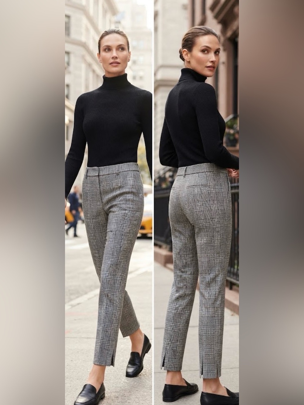 a new day Plaid Tailored Trousers